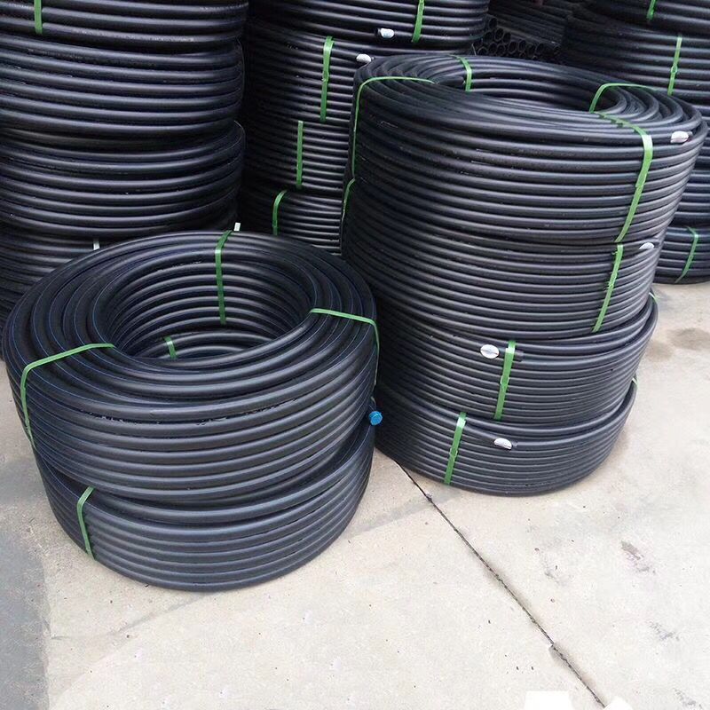 HDPE给水管 pe管110 160 200灌溉管穿线管PE管件厂家直销多购从优