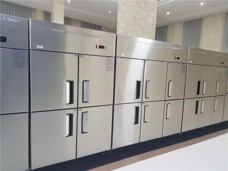 郑州商用四门六门冰柜厂家 不锈钢立式冰柜价格