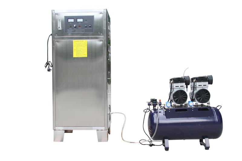 20T纯水消毒设备100g氧气源臭氧发生器