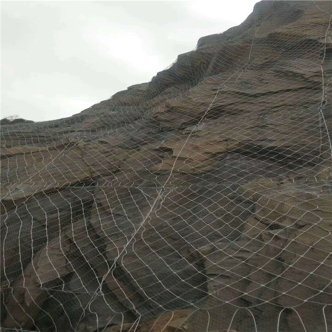 山坡覆盖钢丝绳主动防护网_彭山主动防护网