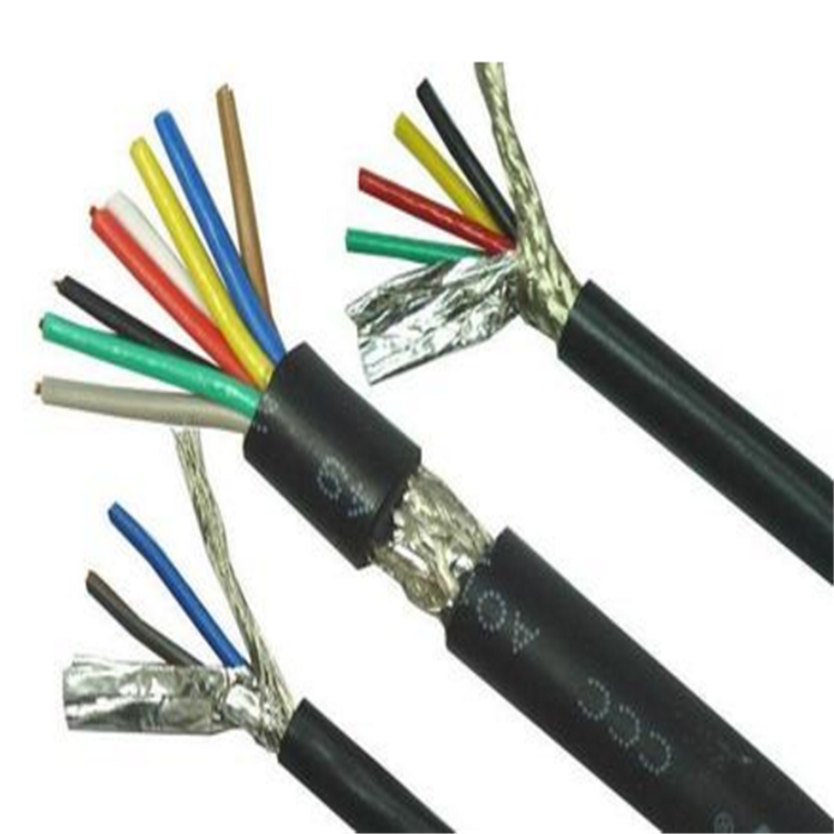 厂家供应商 RVVP6*0.5多股软护套线 屏蔽信号控制电线电缆