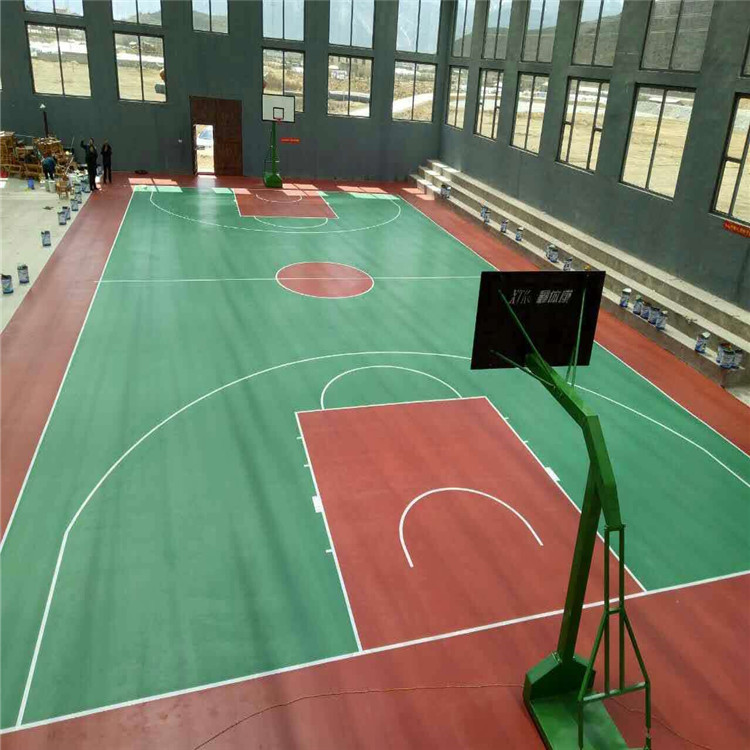 专业塑胶篮球场 塑胶篮球场地面