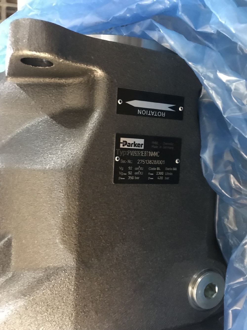 派克泵PV092R1E8T1NMMC