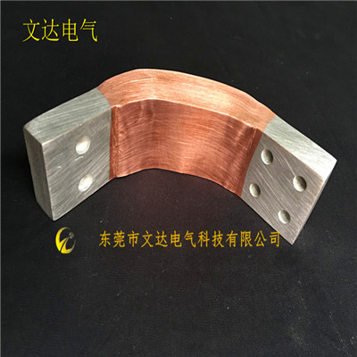 文达镀锡铜编织带软连接电焊机铜导电带规格定制优质铜软连接