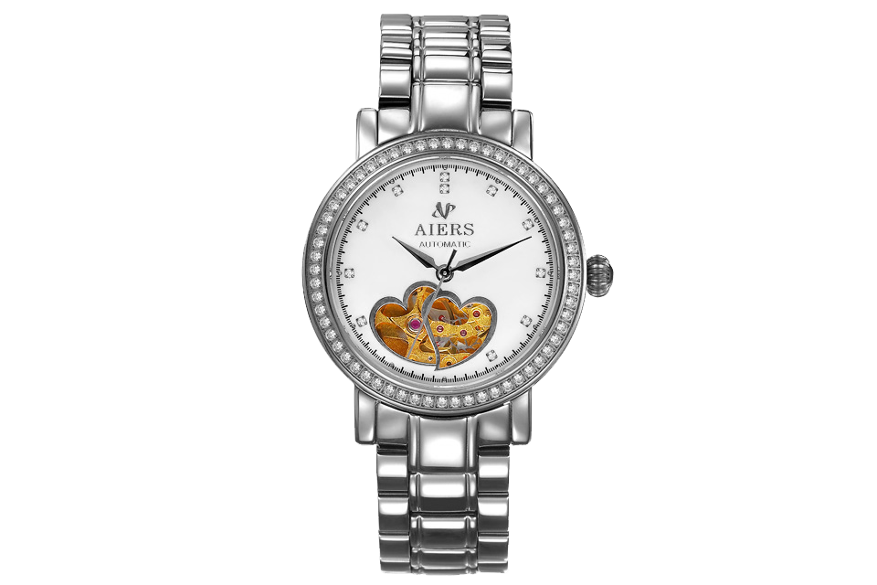 女士镂空机械时尚机械腕表 手表厂家OEM定制 来图定制 来料定制