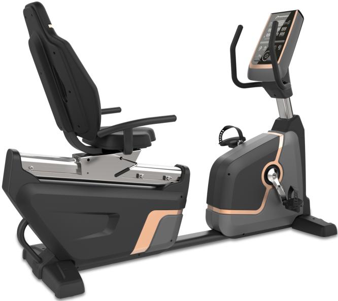 健身房器材商用自发电卧式健身车