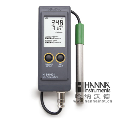 HI991001防水便携式酸度pH-温度测定仪