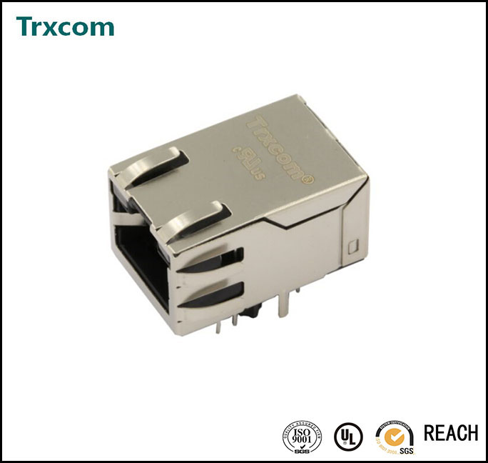 泰瑞康/Trxcom/21.3mm千兆RJ45网络接口带灯RJ45厂家