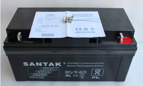 SANTAK UPS不间断电源**铅酸蓄电池12V6H 城堡系列 C12-65 深圳电池 全新 原装 质保
