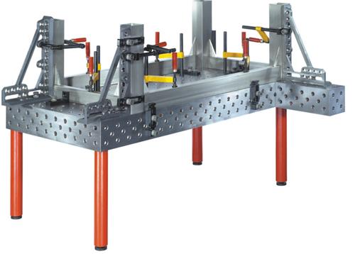恒量机械生产三维柔性焊接铸铁平台工装夹具二维铸铁平台