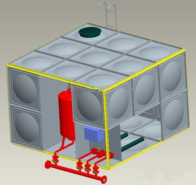 西安专业定制箱泵一体水箱