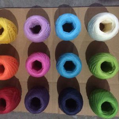 手工，工艺品彩色编织纸绳