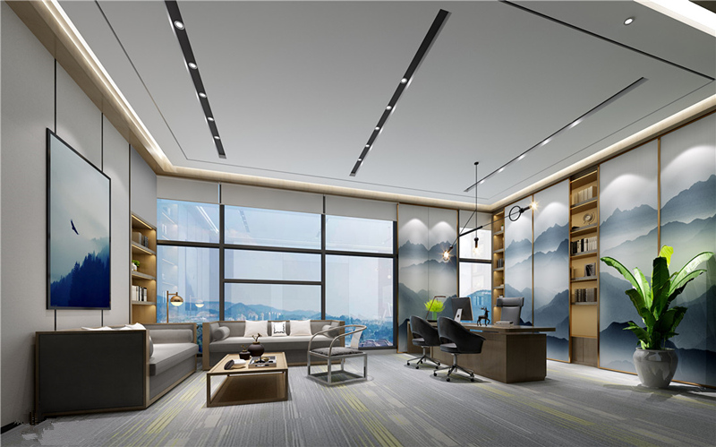深圳宏一办公室装修设计专注于简约风格办公室设计市场需求