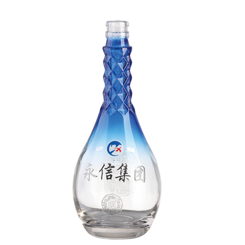 厂家销售高白料白酒酒瓶 250ml玻璃瓶 500ml洋酒玻璃瓶 100ml二锅头酒瓶