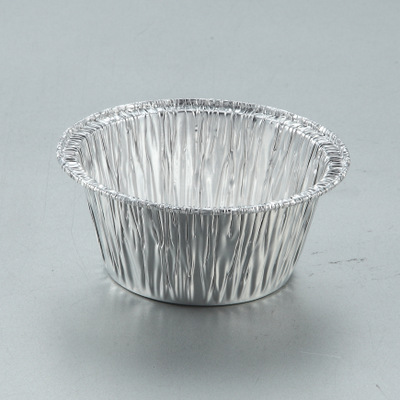 一次性餐盒圆形铝箔盒锡纸碗打包盒汤杯烧烤碗烤脑花蒸蛋汤粉外卖