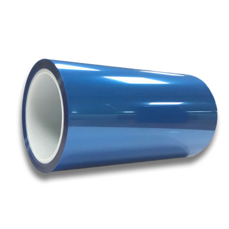 厂家供应双层低粘pet硅胶保护膜不残胶蓝色硅胶保护膜