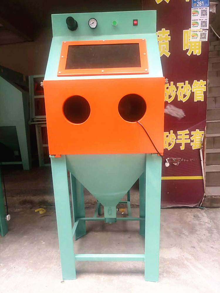 东莞箱式喷砂机厂家 塘厦手动喷沙机价钱 黄江小型打砂机设备