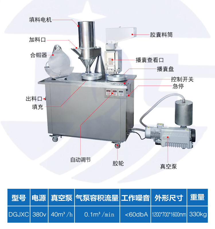 广州德工 生产线 半自动胶囊充填机 胶囊机填充机
