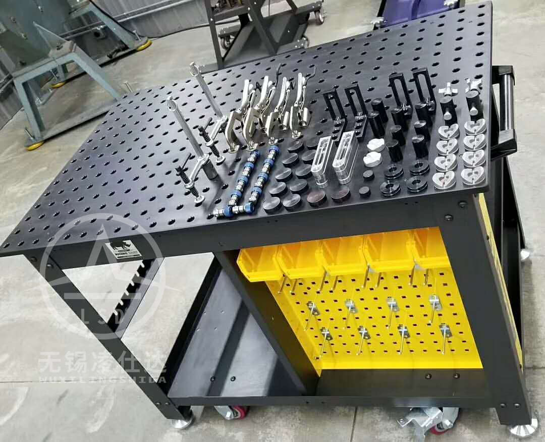 新品犀牛工作台耐磨机器人多孔三维柔性焊接平台及工装夹具铸铁平板