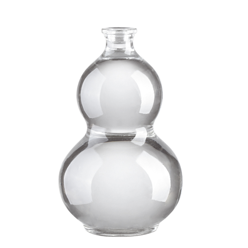 厂家定做**酒瓷瓶 1000ml玻璃瓶 样品试剂瓶 透明白酒玻璃瓶