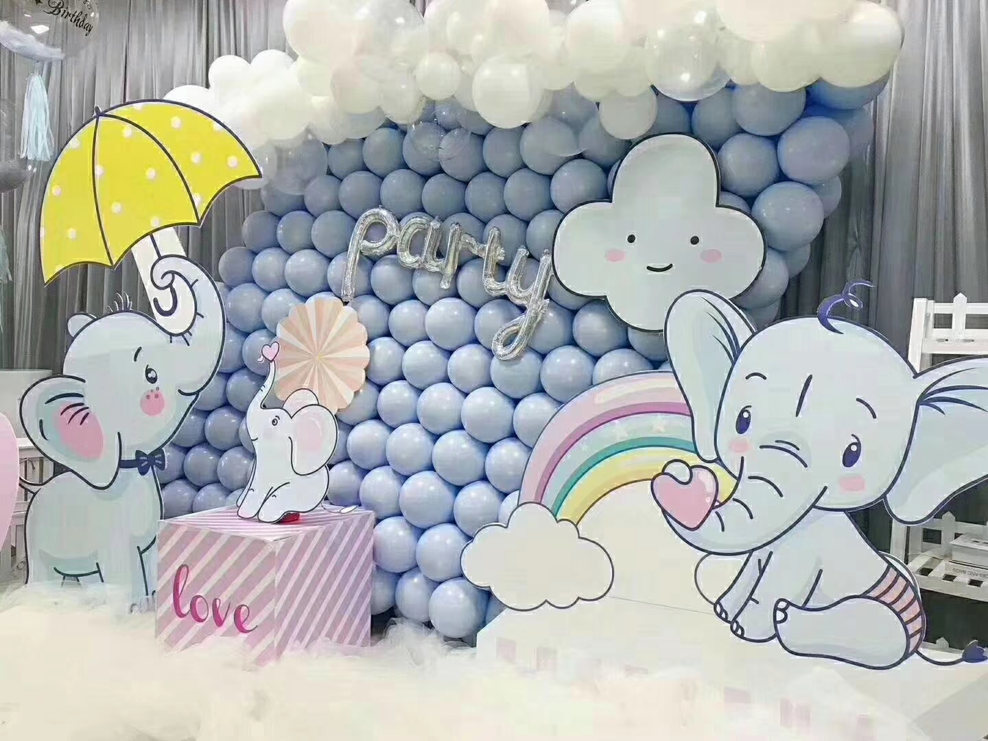 天津儿童生日气球布置生日宴气球策划