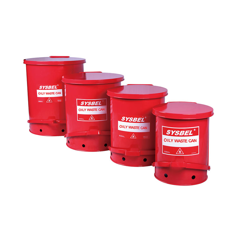 代理SYSBEL/西斯贝尔油渍废弃物防火垃圾桶6/10/14/21加仑/37.8升WA8109100/WA8109300/WA8109500/WA8109700