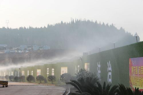 湖南长沙专业围挡喷雾系统防尘降尘设备