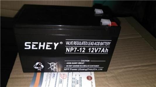 西力SEHEY蓄电池SH7-12 12V7AH技术参数