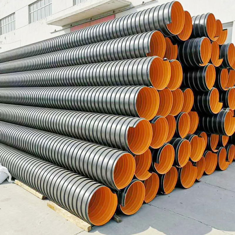 天津北京PE钢带增强螺旋波纹管生产厂家