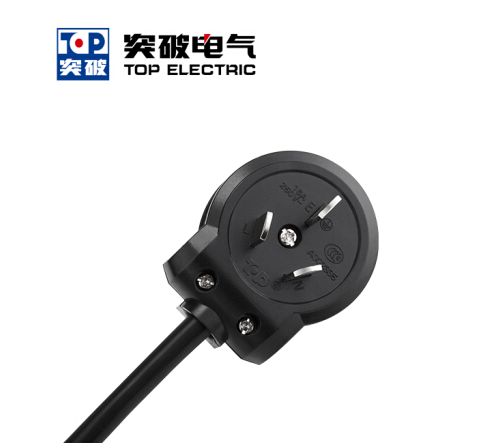 国标插头10A/16A黑色白色/大功率空调热水器PDU取电插头