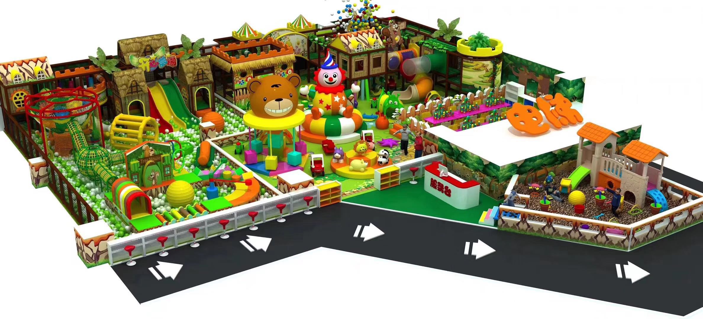 淘气堡儿童乐园设施室内儿童乐园游乐场设备大型拓展