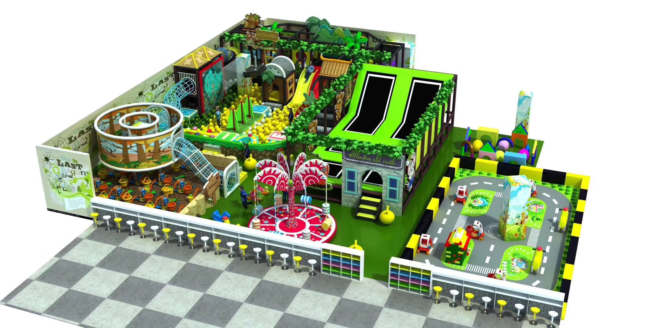 淘气堡 室内大小型游乐场商场幼儿设备设施亲子定制 儿童乐园epp