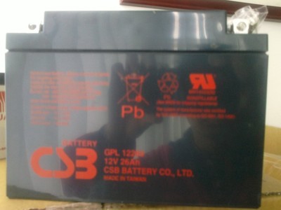 希世比CSB蓄电池GP12260/12V26AH技术规格