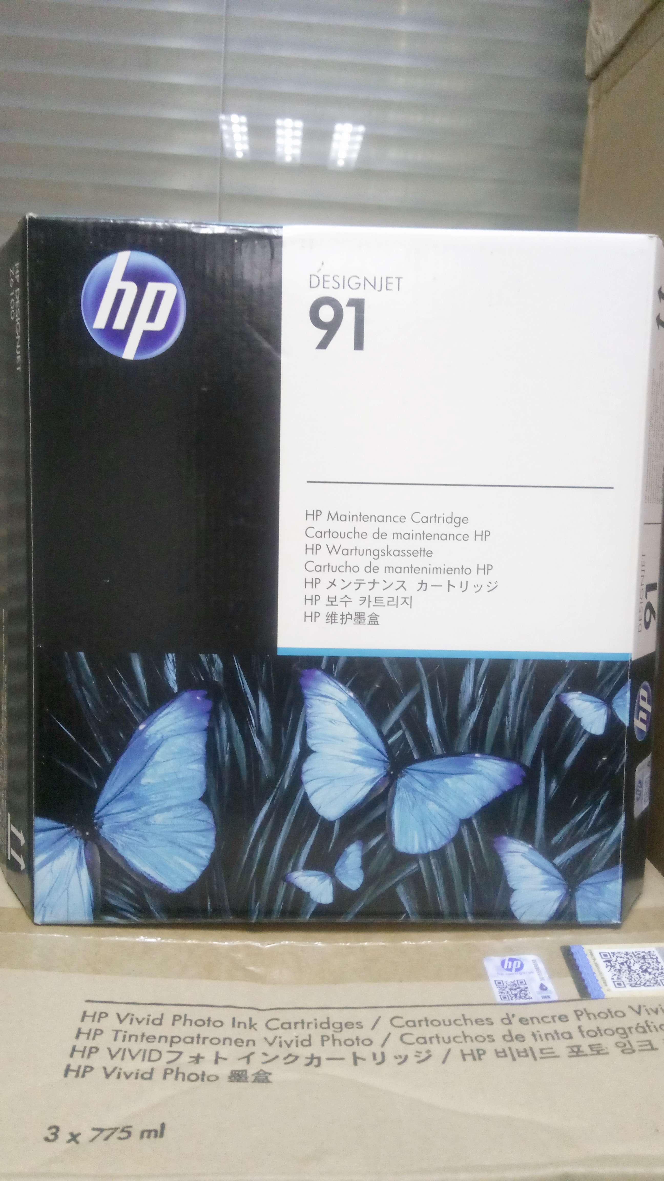HPZ6100绘图仪大幅面打印机91号维护墨盒C9518A
