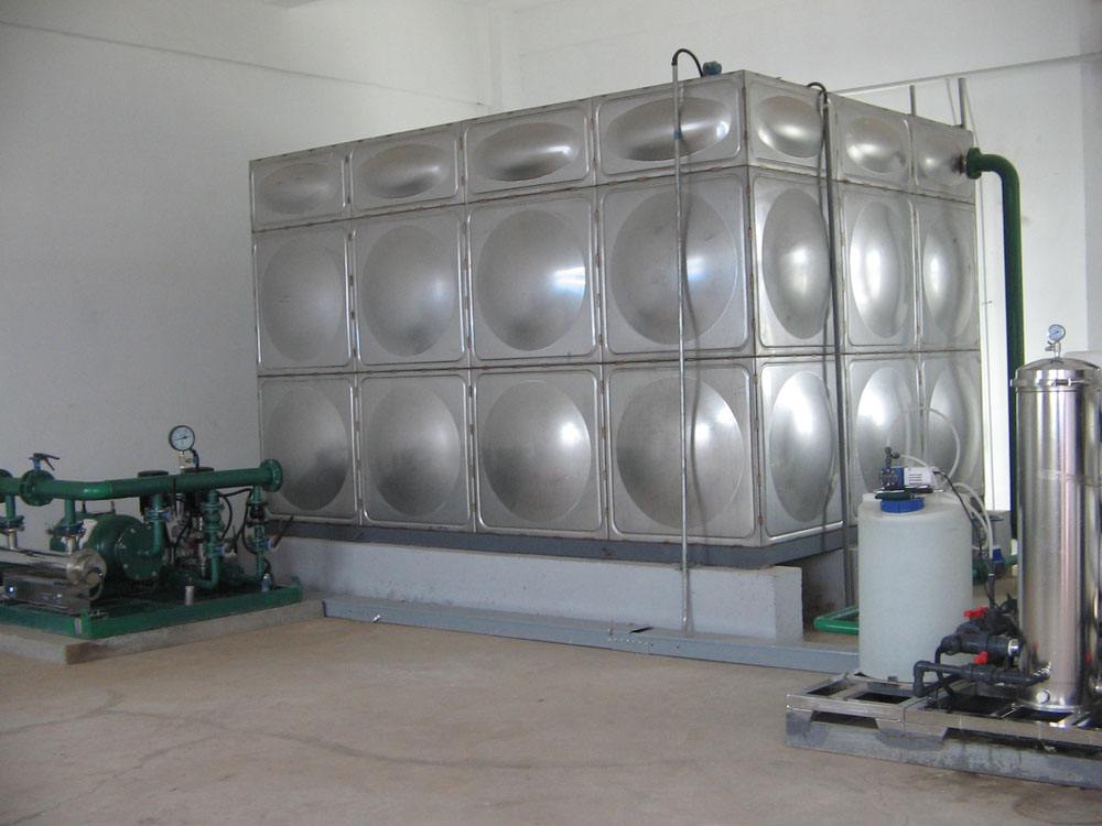 玻璃钢水箱 拼装式方型水箱 不锈钢圆型水箱