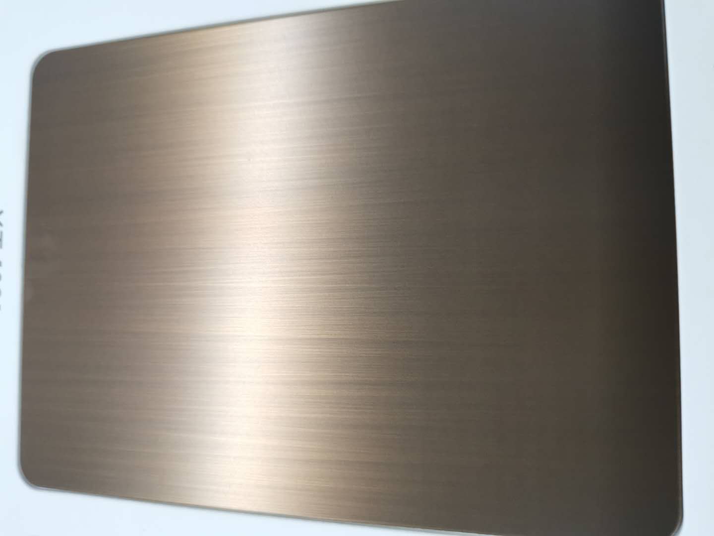 广东厂家生产拉丝青古铜不锈钢 发黑不锈钢色油板材