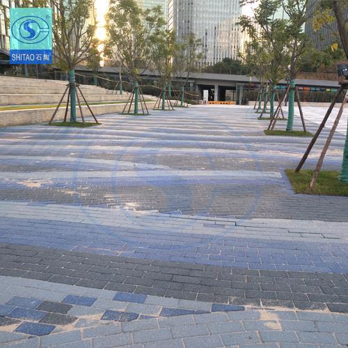 陕西供应人行道砖生产商 公园步道砖 300×300人行道彩砖