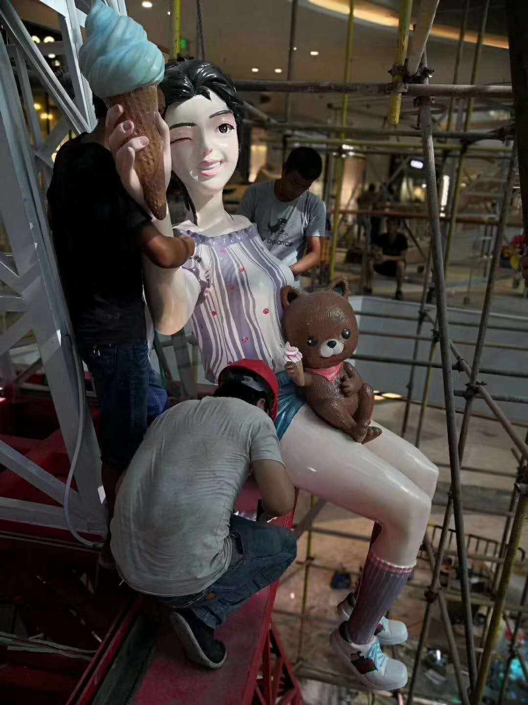 苏州千百尺 玻璃钢雕塑 ** 人物 雕塑定制
