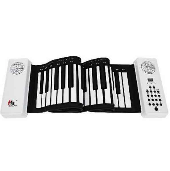 61键多功能双喇叭MIDI手卷电子琴