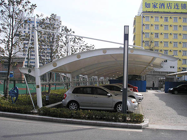 滁州活动停车棚 天发膜结构工程