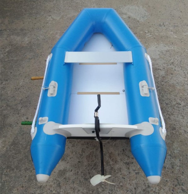 两米三塑钢底板系列充气钓鱼船皮划艇