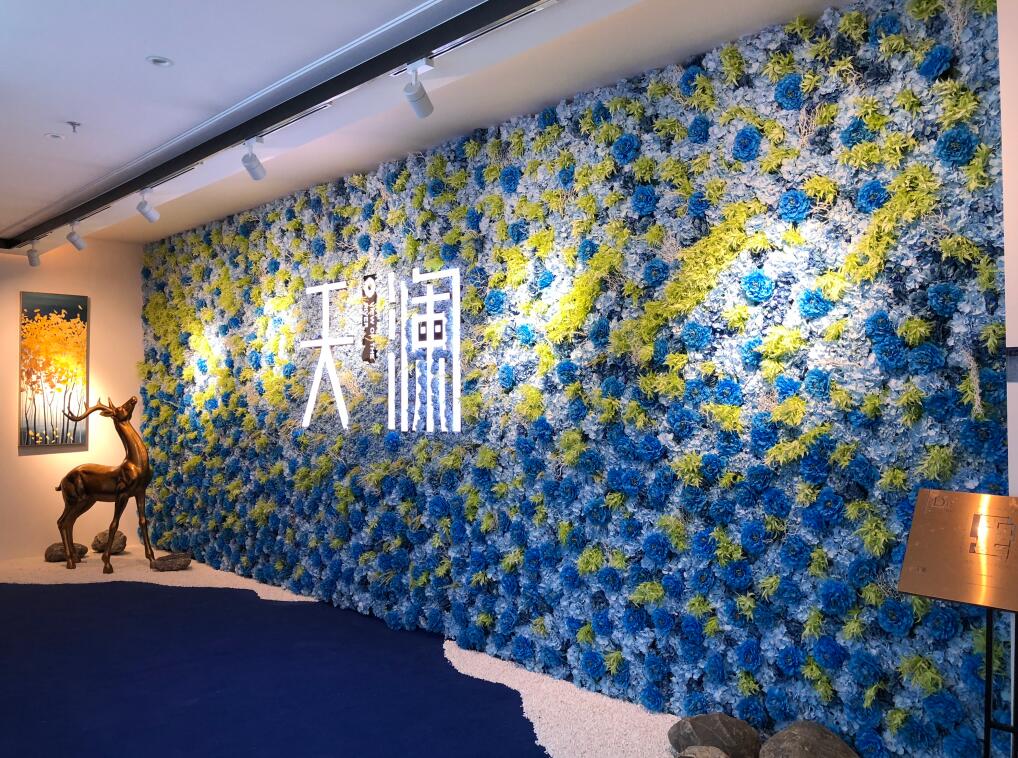 绵阳京开广告设计制作安装中心，仿真绿植墙