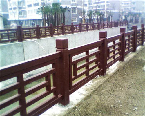 重庆仿木栏杆生产 专业团队安装 质量保证