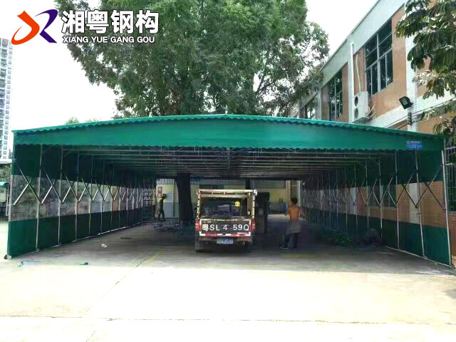 江门江海生产批发大型推拉雨篷大型推拉帐篷生产厂家