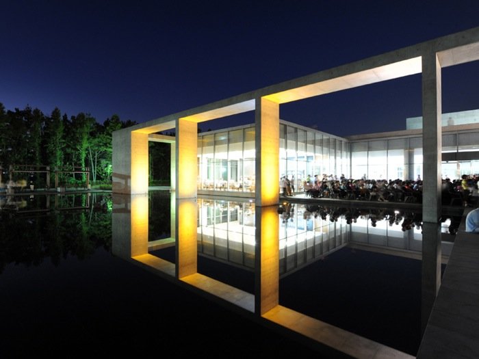 光与自然之间的韩国济州艺术博物馆 展示设计