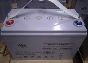 双登蓄电池6-GFM-100参数尺寸