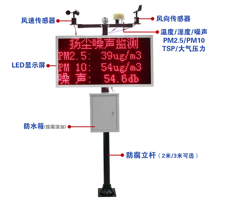 湖南工地施工扬尘噪声**标监管系统