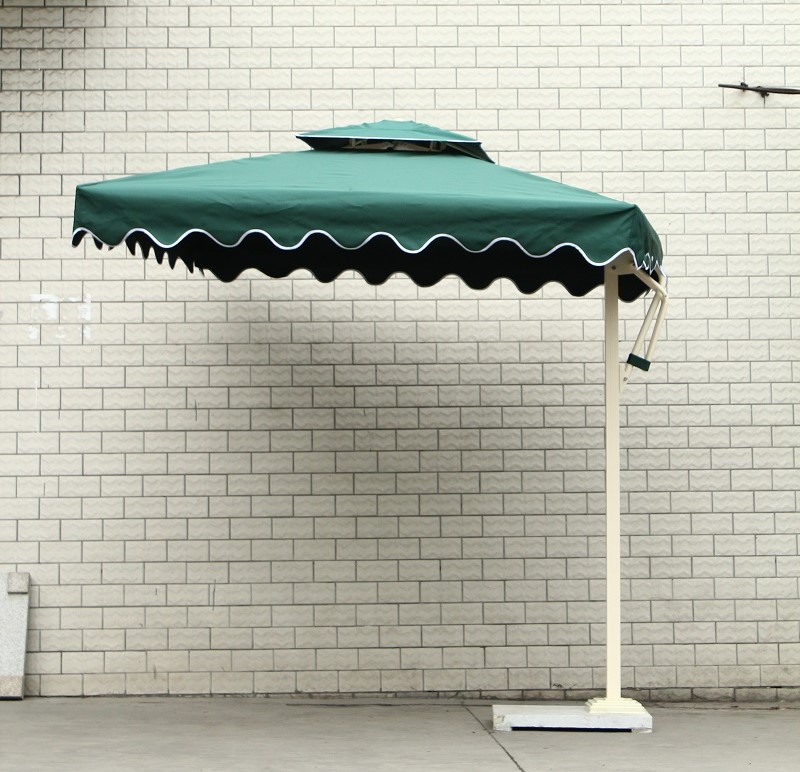 2019年岗亭伞价格 户外休闲伞尺寸 庭院伞户外 可印刷LOGO定制颜色