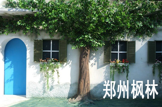 郑州厂家专业定做室内室外大小型仿真古榕树仿真树造景仿真假树
