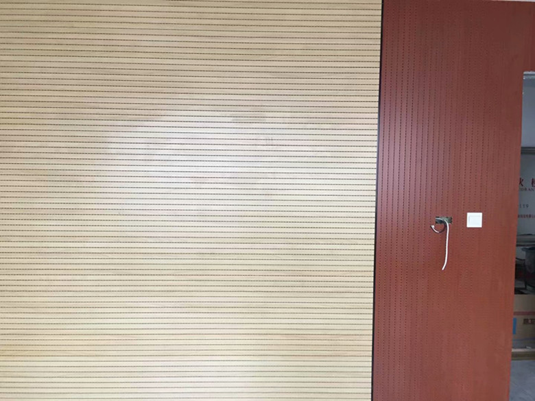 海北刚察县歌舞厅槽型木质吸音板